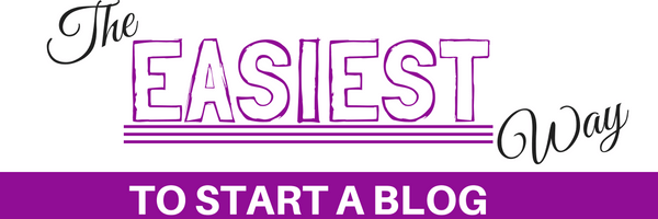 easiest way to start a blog
